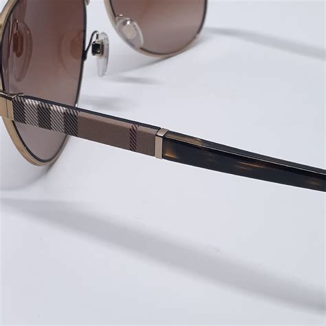 BURBERRY BE3080 Aviator Sunglasses For Women+ BUNDLE 